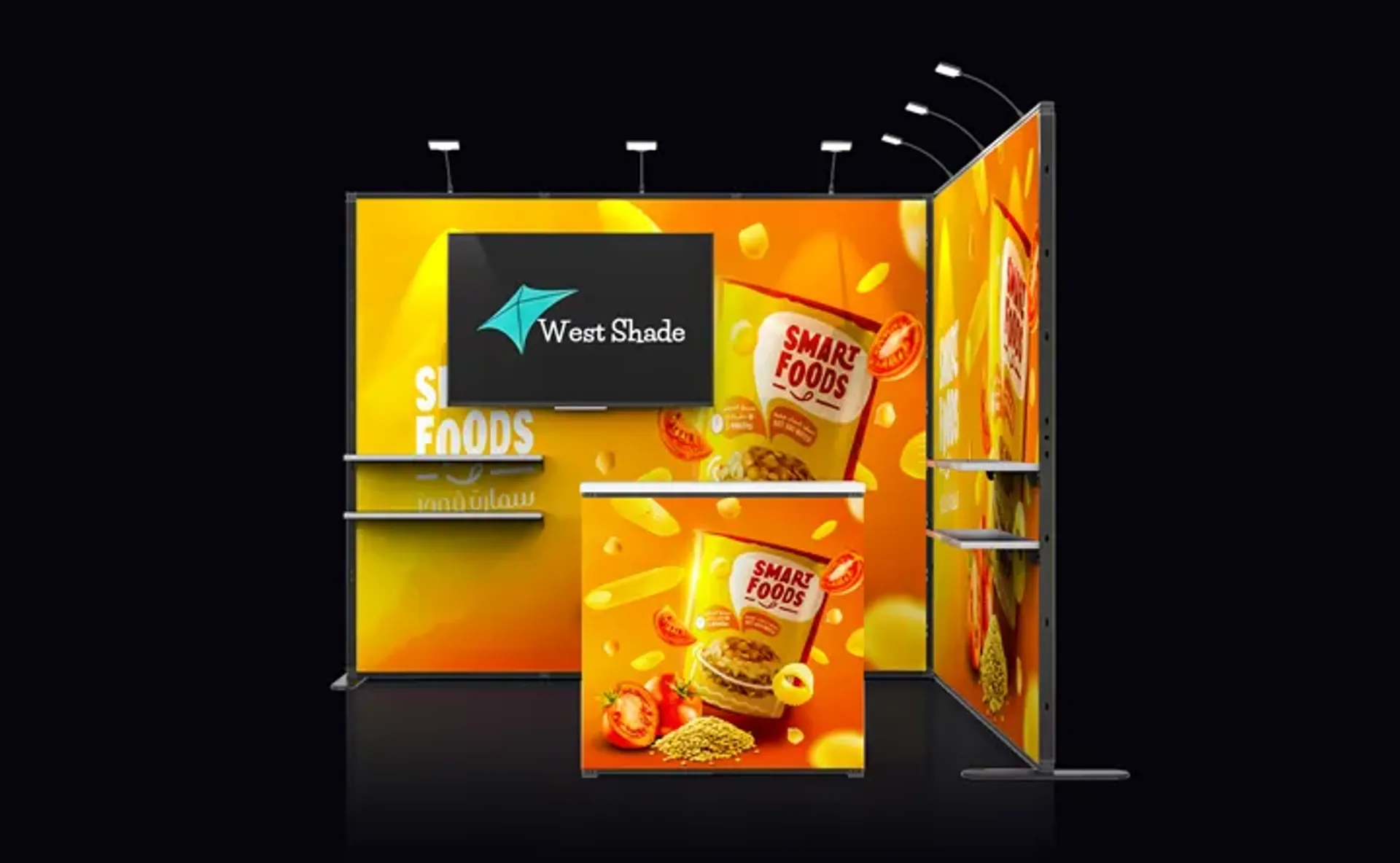 10x10 Heavy Duty Modular Trade Show Booth Corner