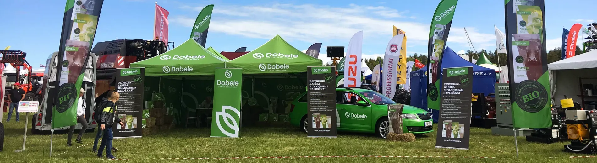 Custom canopy tent for commercial event