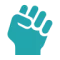 Vector image of a fist