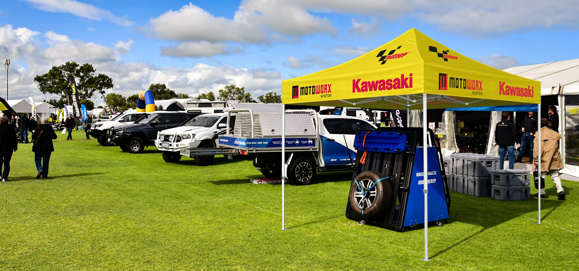 a custom canopy tent with side wall made by Westshade