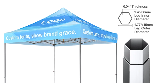 Light Aluminum Custom Canopy Tent