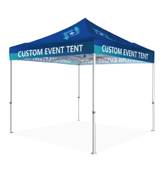 custom canopy tent with full roof