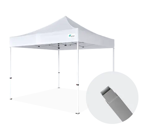 10x10 white steel canopy tent