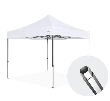 10x10 white aluminum canopy tent