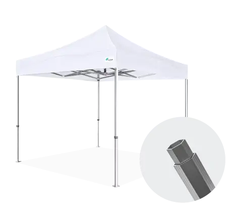 10x10 white heavy duty aluminum canopy tent