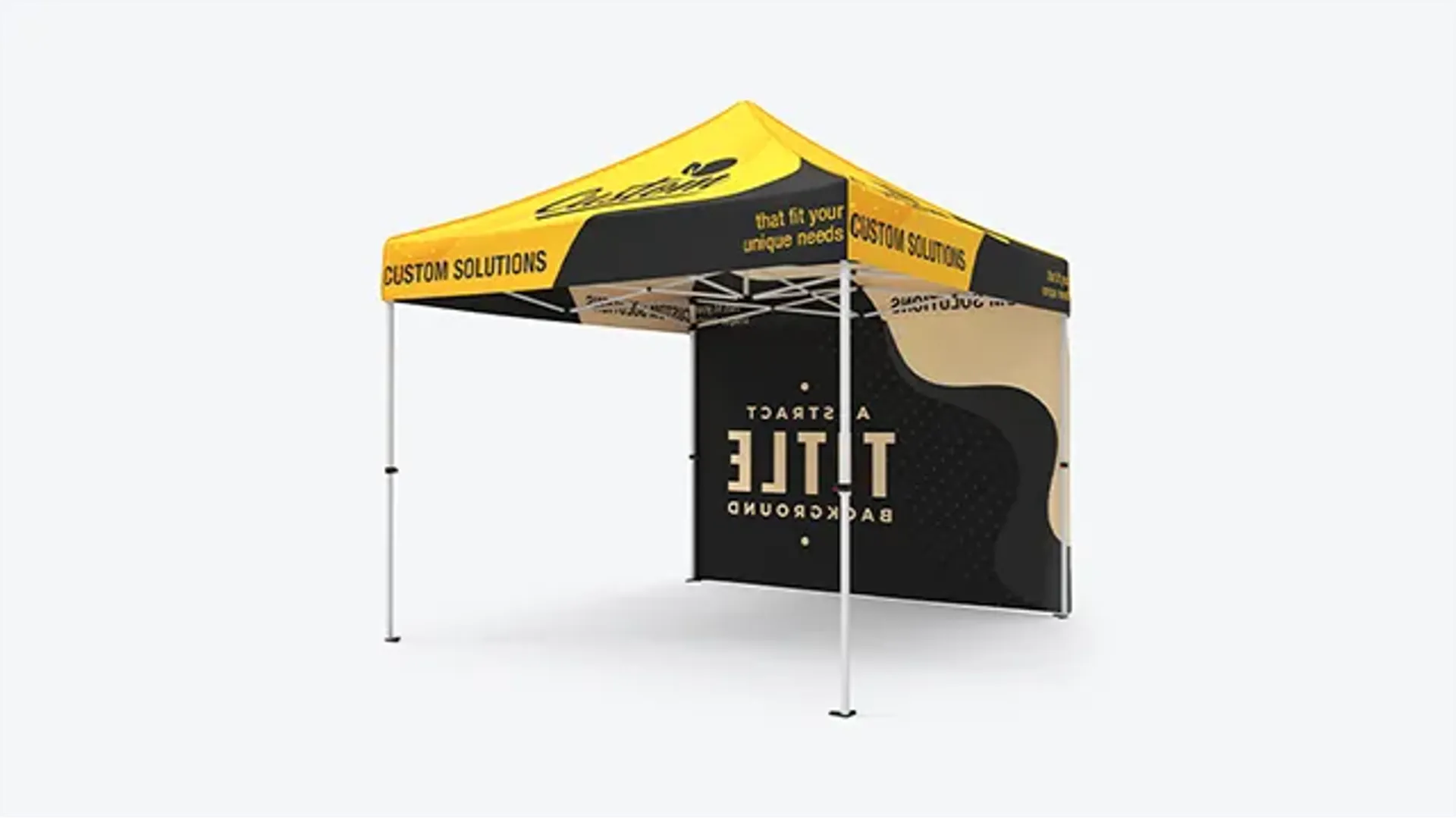 Custom Canopy Tent with Back Wall product