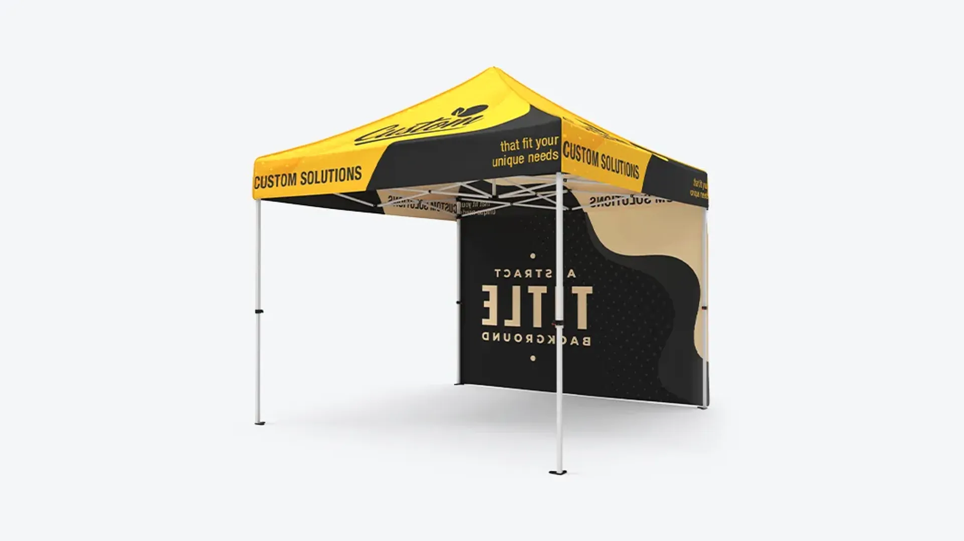 Custom Canopy Tent with Back Wall product