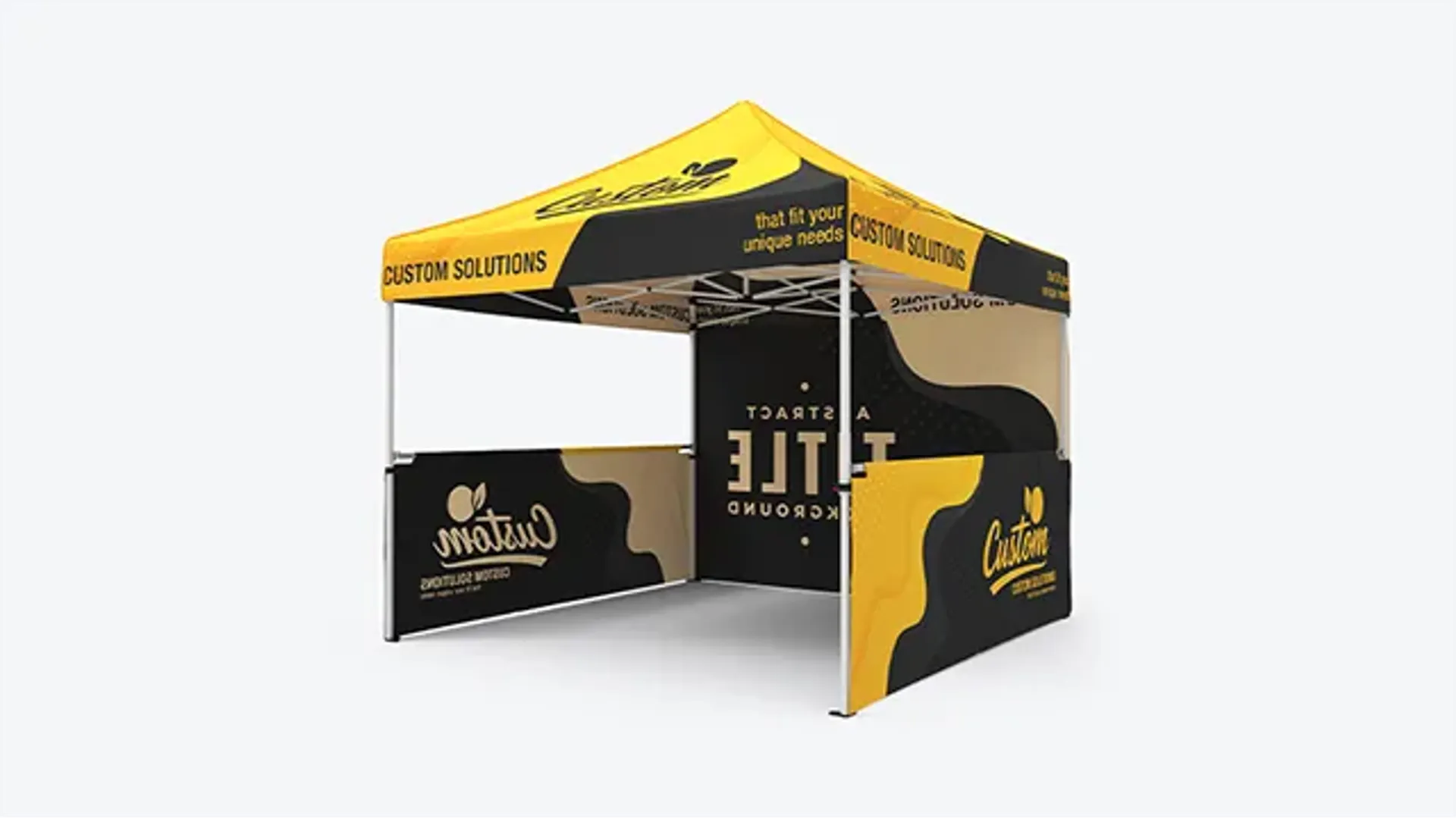 Custom Canopy Tent with Full & Half Walls product