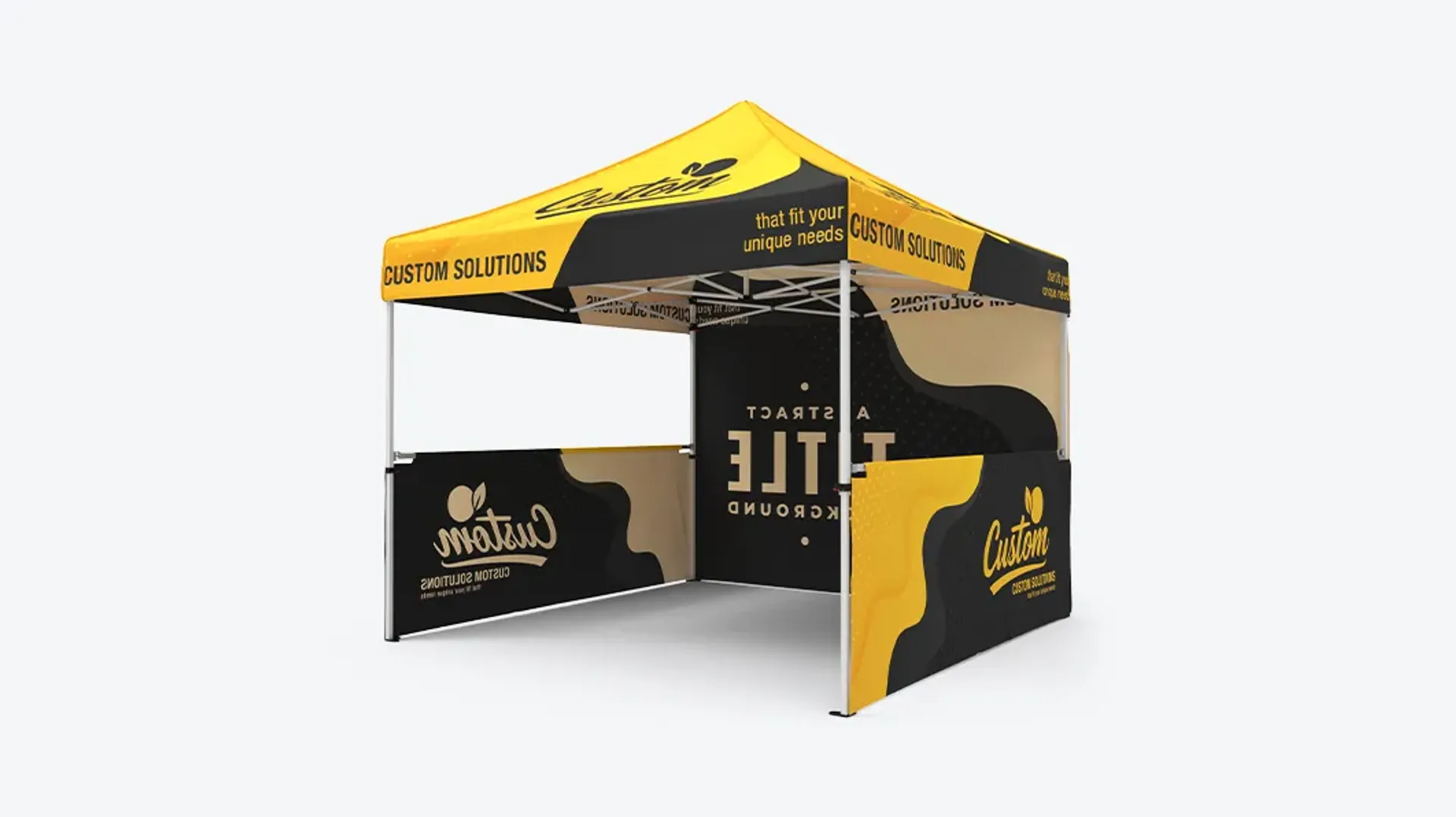 Custom Canopy Tent with Full & Half Walls product
