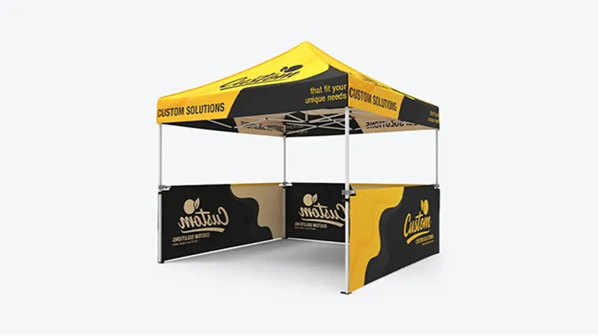Custom Canopy Tent with Three Half Walls product