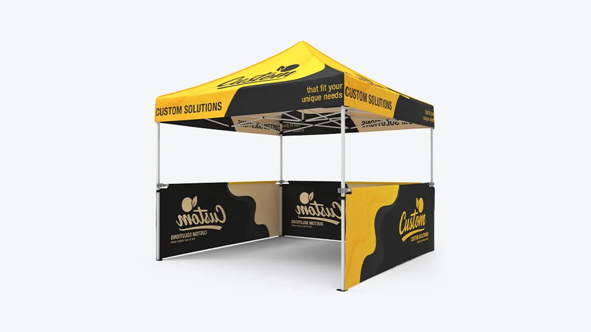 Custom Canopy Tent with Three Half Walls product