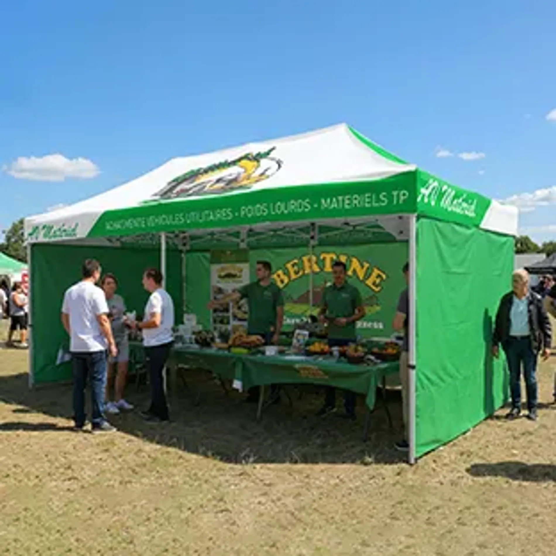The Application of custom canopy tent in Brand Event