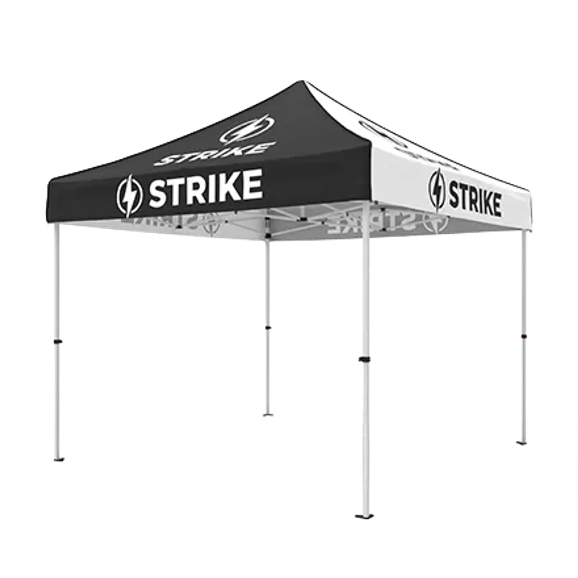 10x10 custom canopy tent with full printed roof