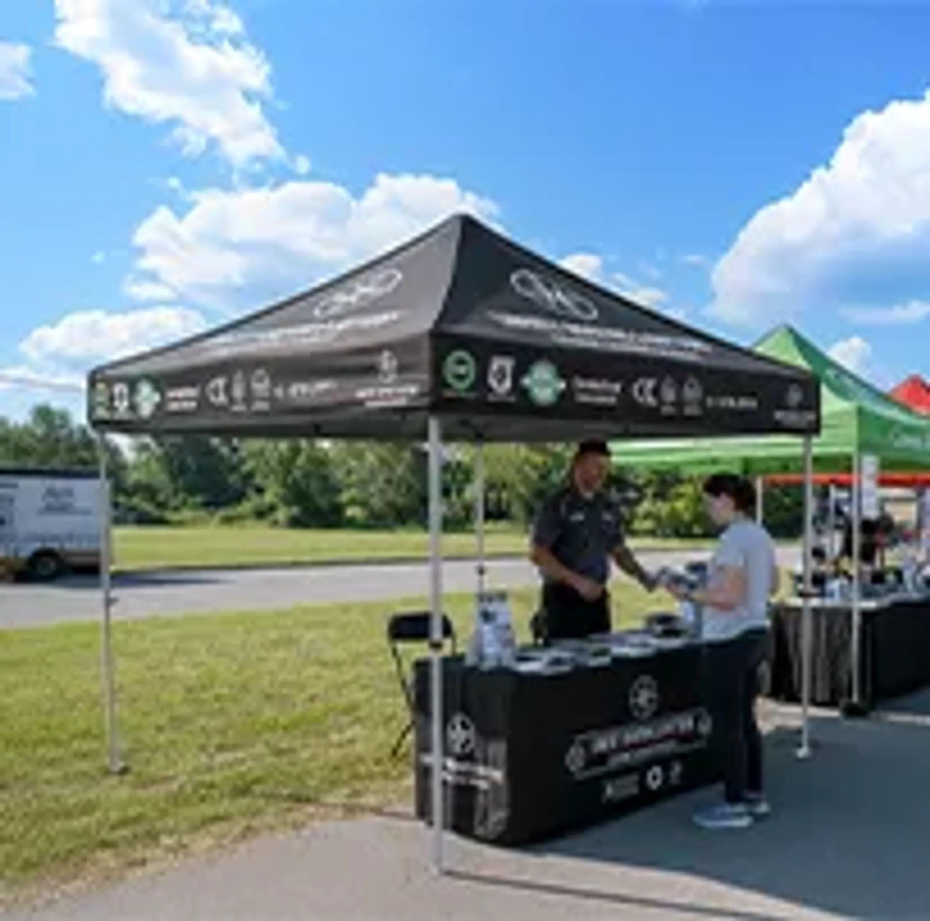 10x10 custom canopy tent for outdoor sells