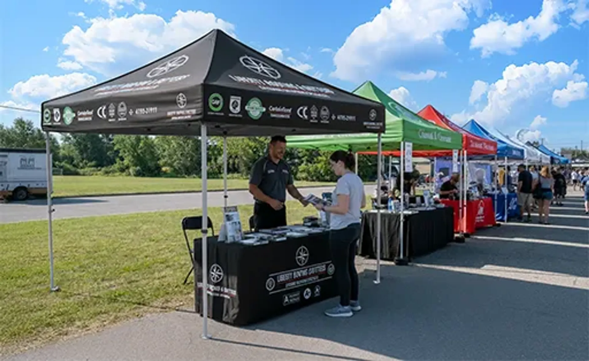 10x10 custom canopy tent for outdoor sells
