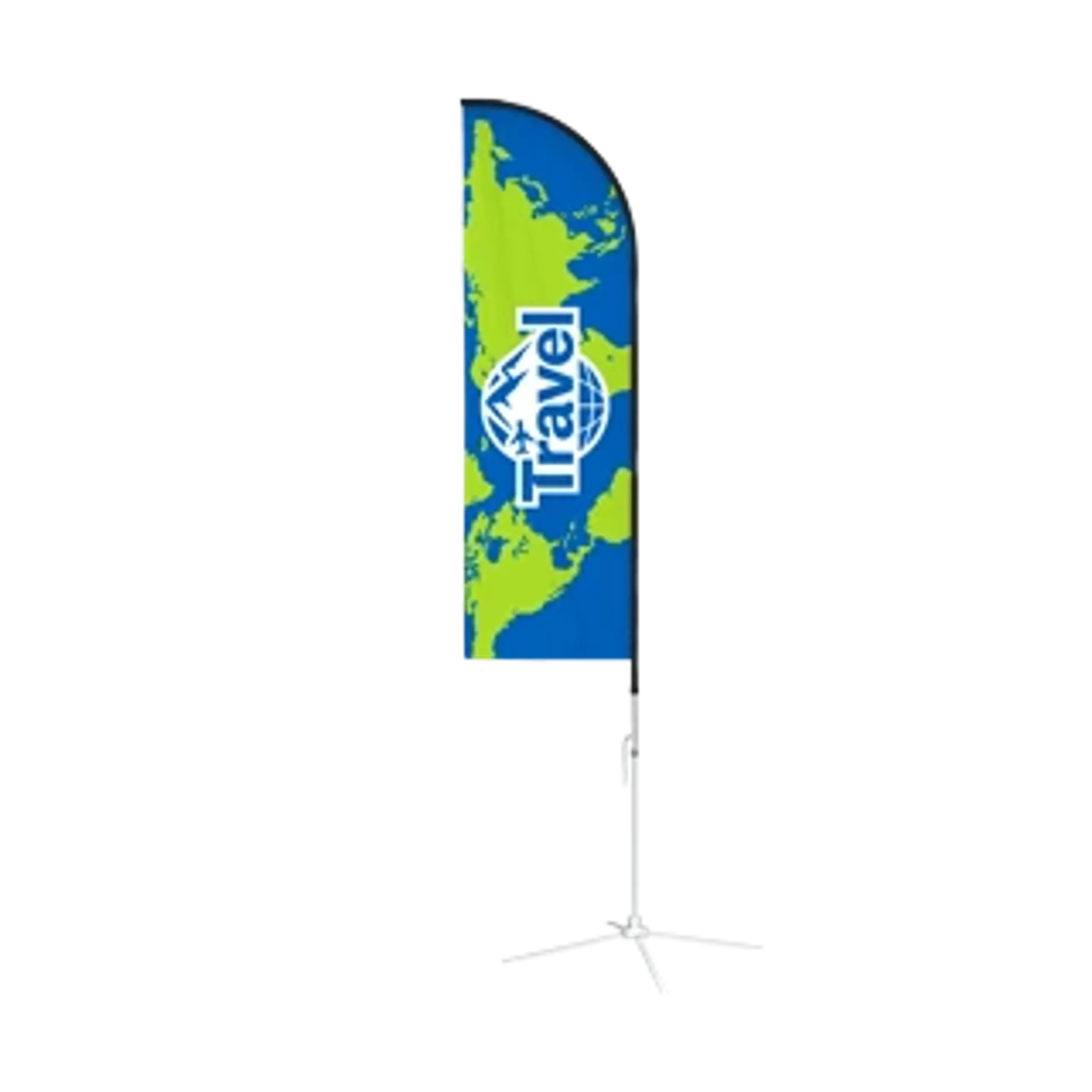 custom printed feather flag
