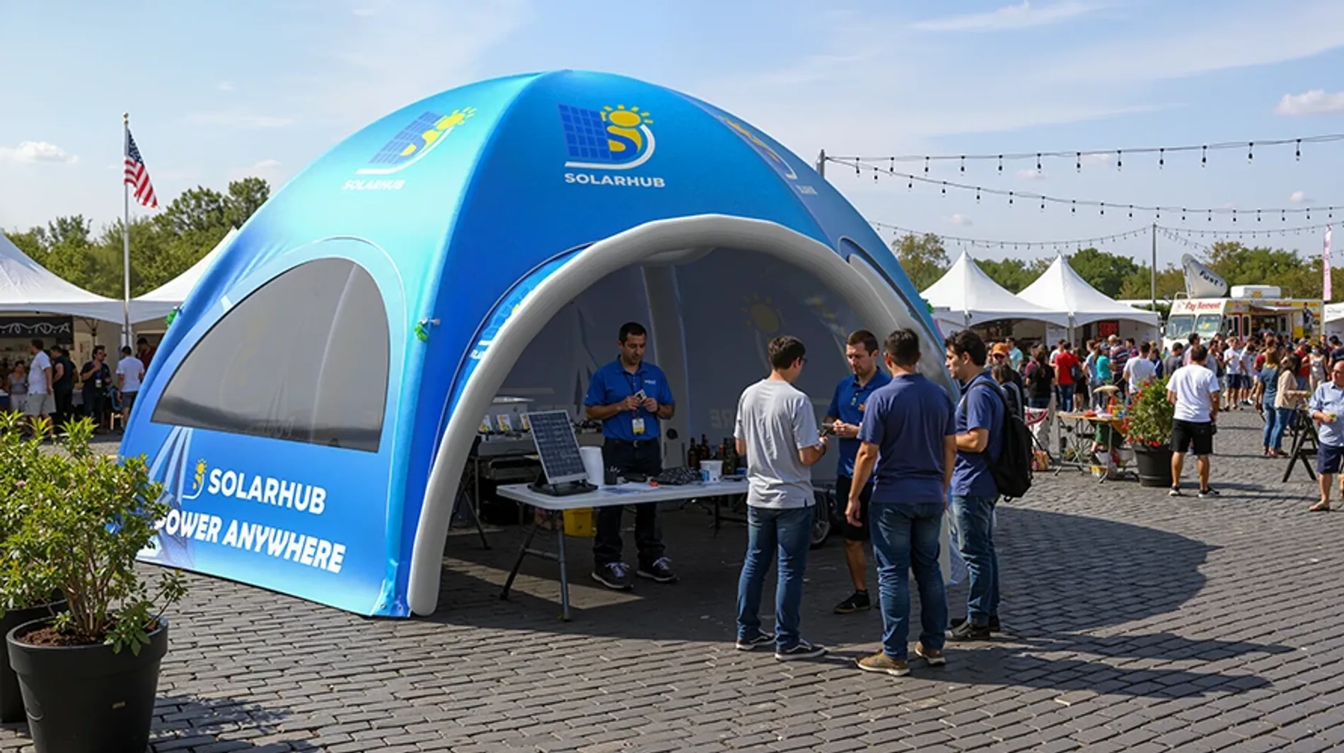 Custom Inflatable Tent for Pop-Up Stores