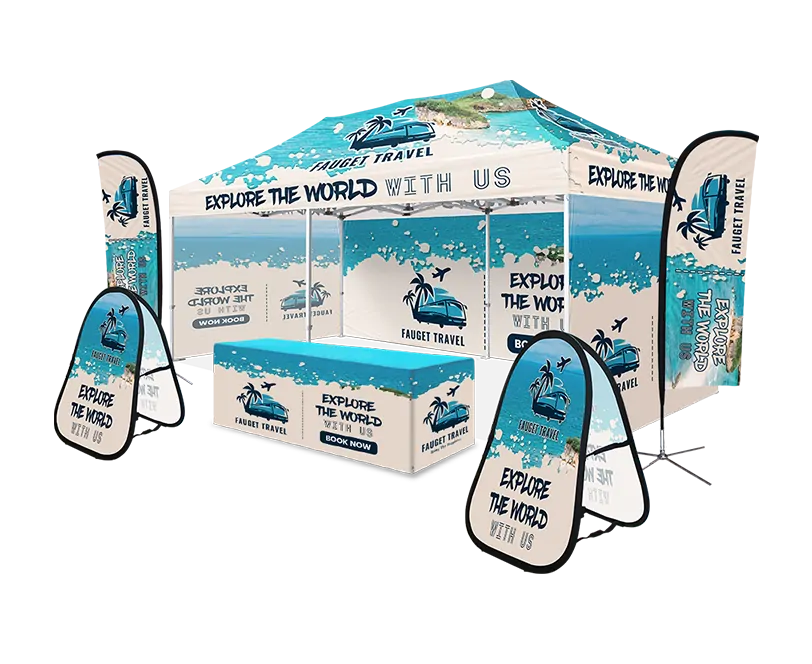 Y8 super heavy duty aluminum canopy tent 10x20 custom package 1