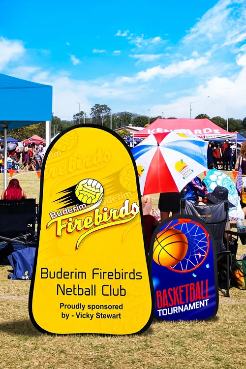 custom printed sports pod pop up banner