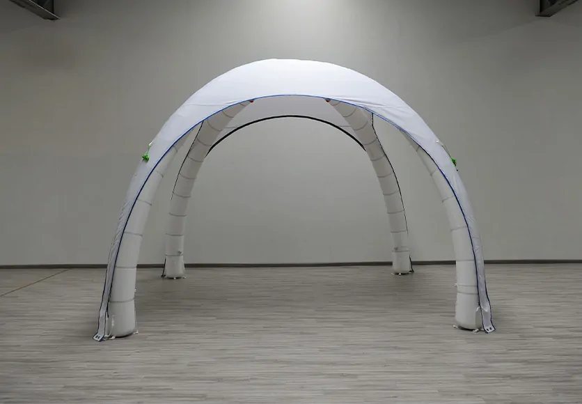 Eye-cathcing designs of custom inflatable tents help you stand out from the competition.