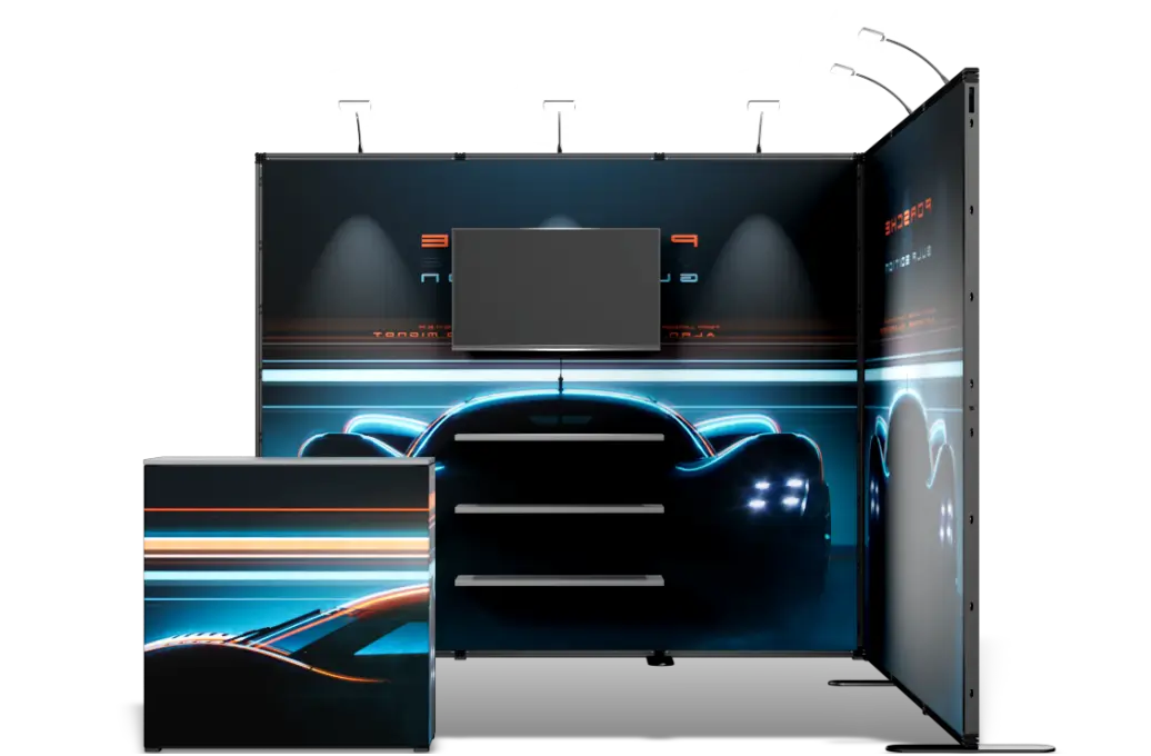 10'x10' Trade Show Booth - L Shape