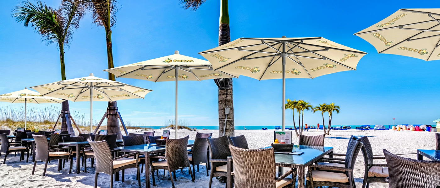 A push-up ptio umbrella over a patio table, creating a shaded area for relaxation