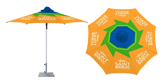 Custom Printing Santorini Umbrella Package
