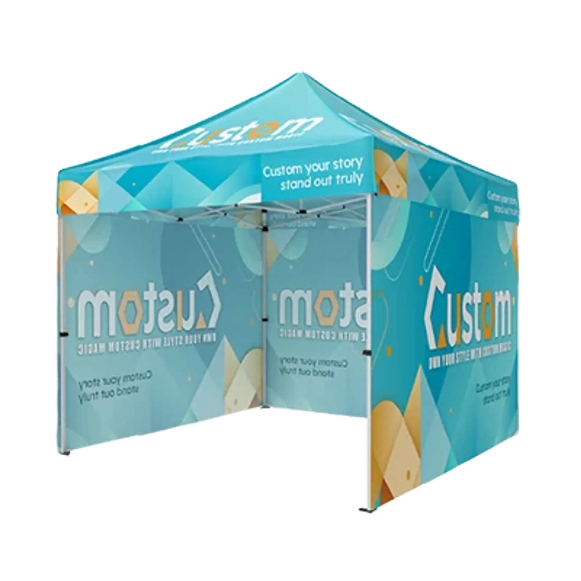 Custom Canopy Tent with Three Full Walls