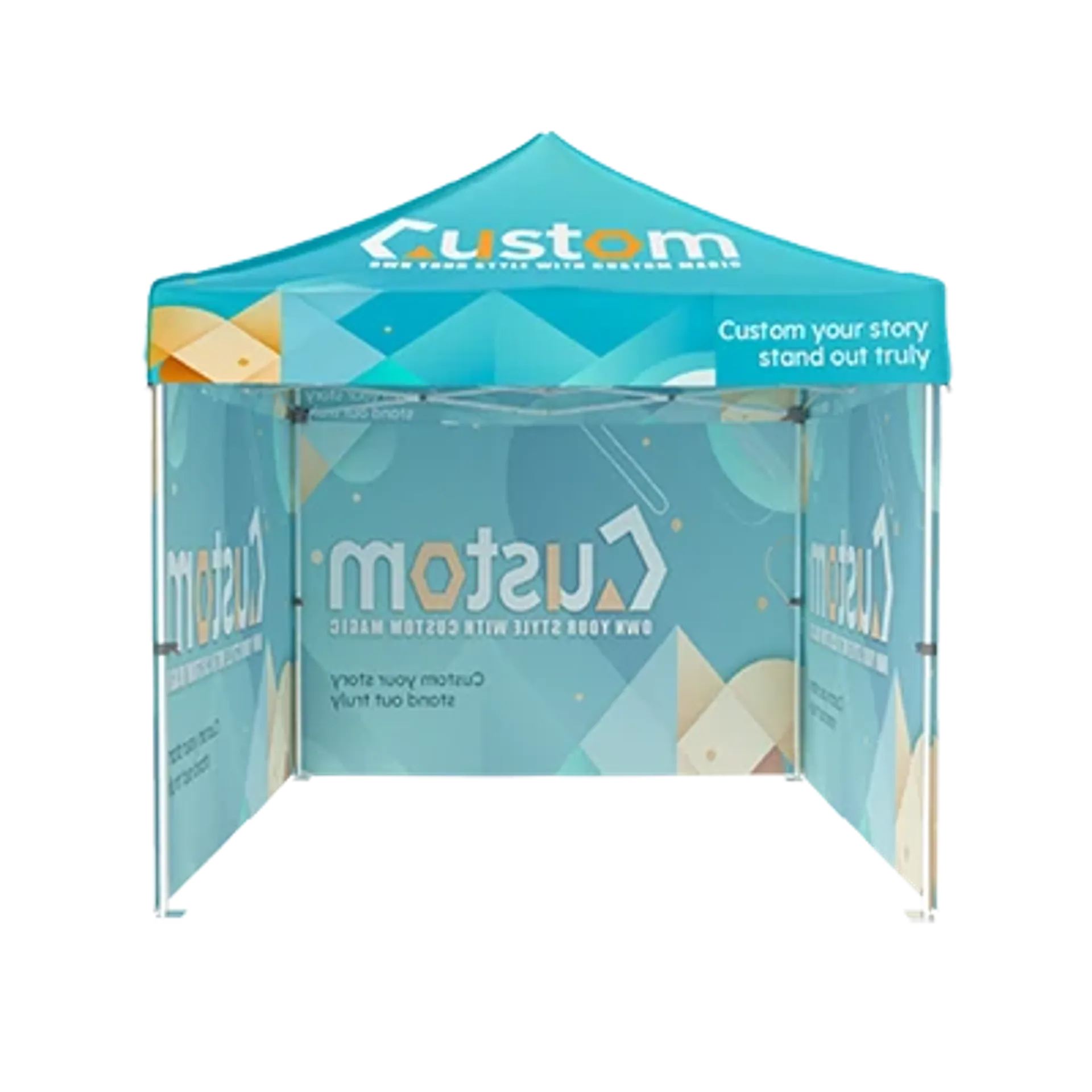 Custom Canopy Tent with Three Full Walls