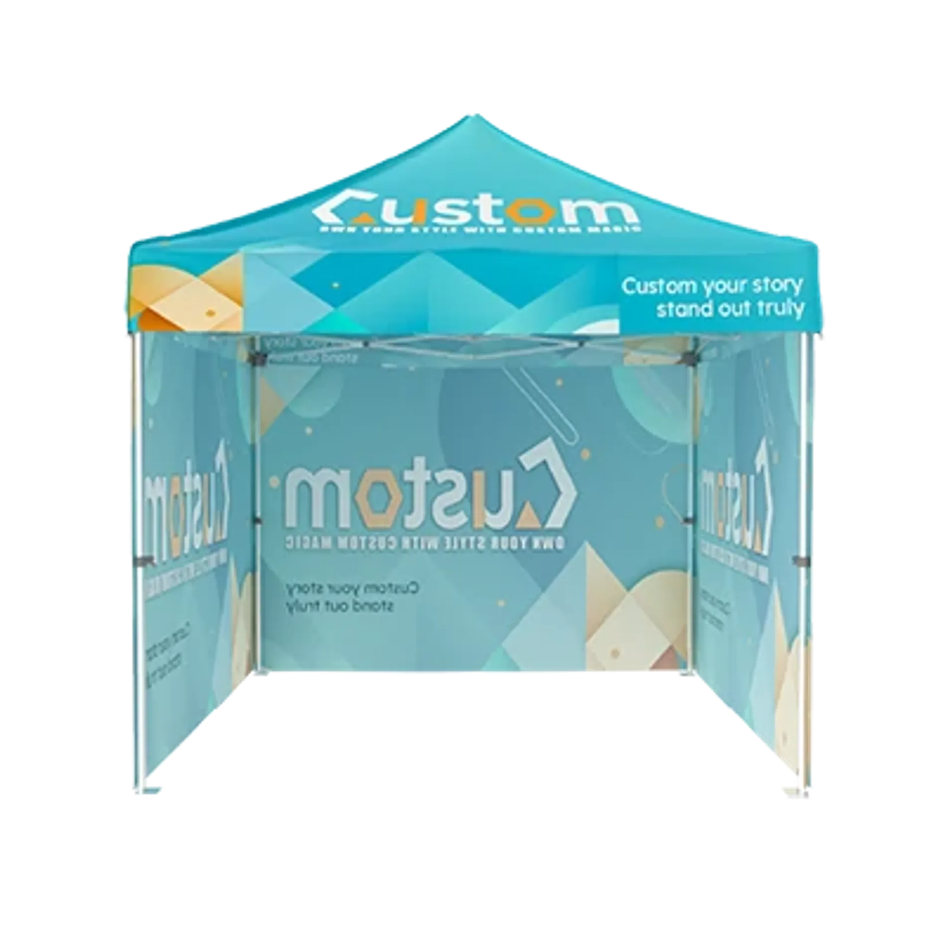 Custom Canopy Tent with Three Full Walls