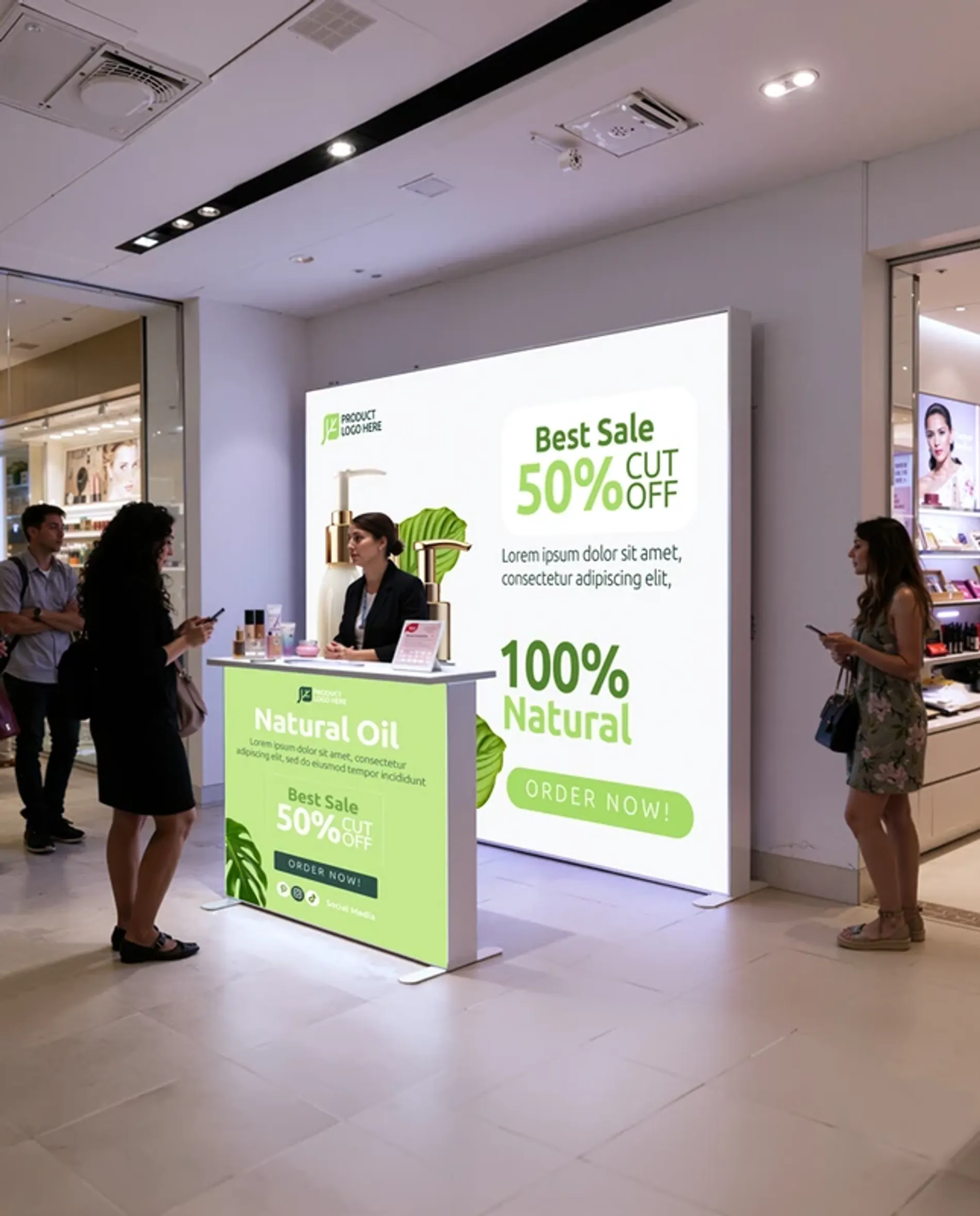 Custom canopy tent for commercial event