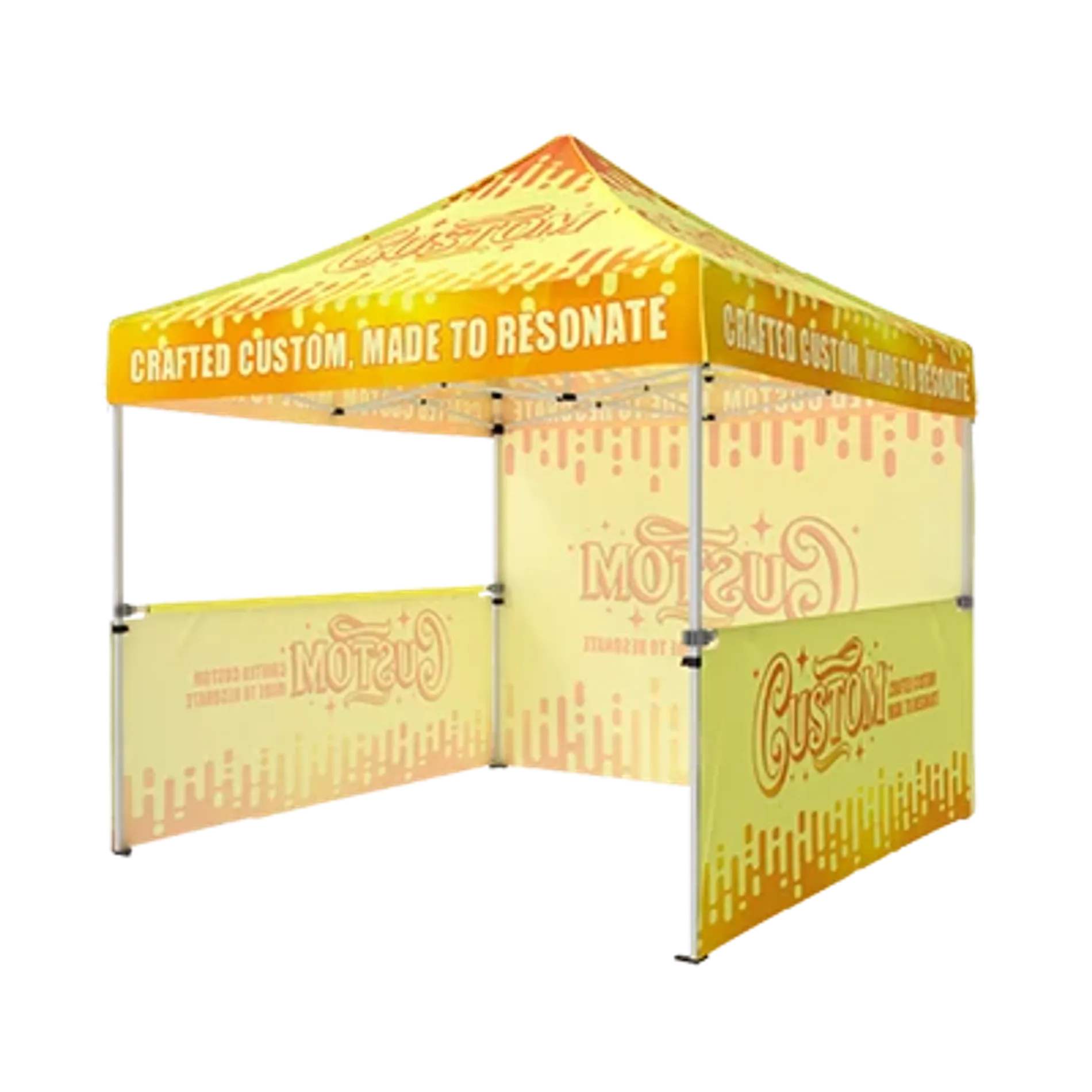 Custom Canopy Tent with Full & Half Walls