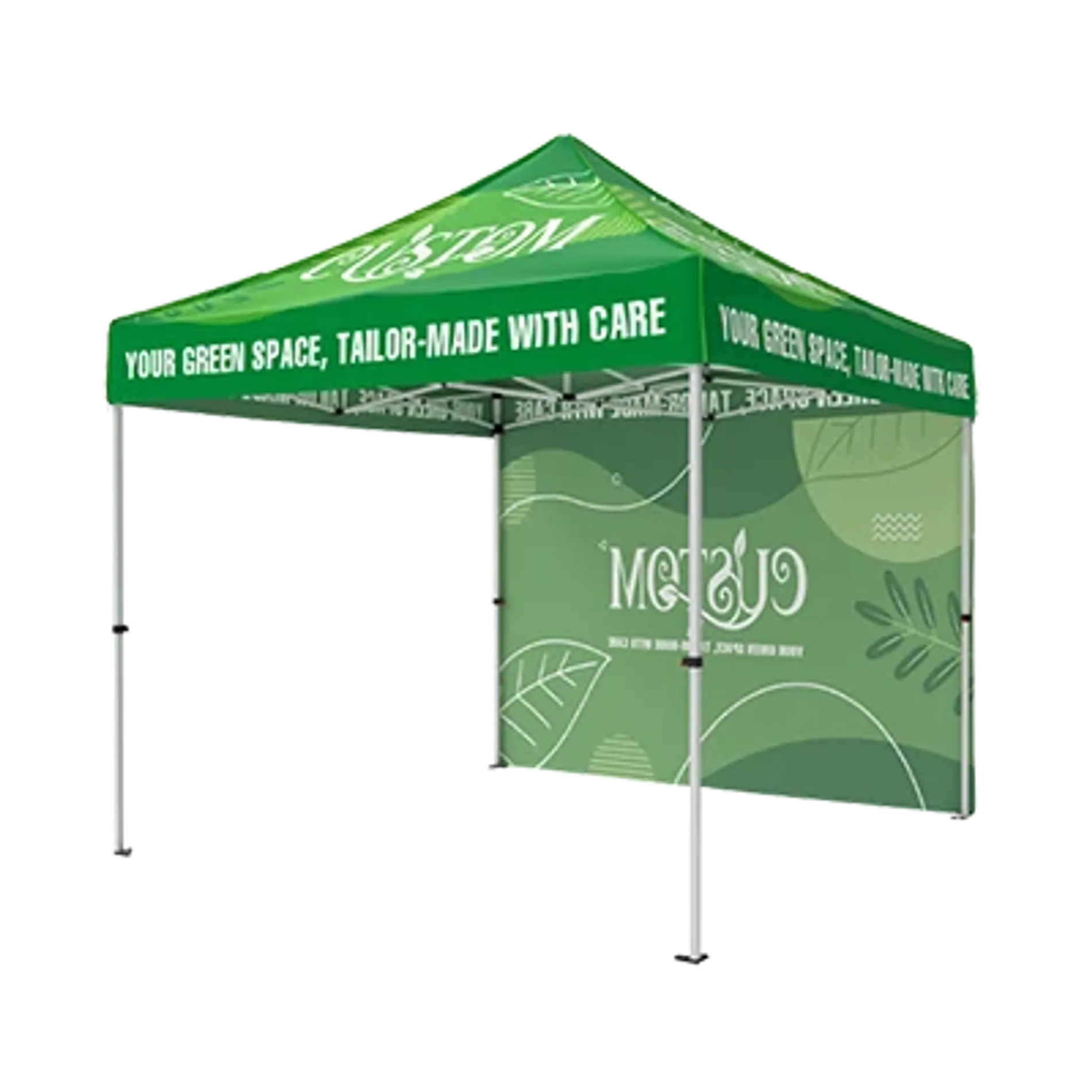 Custom Canopy Tent with Full Back SideWall