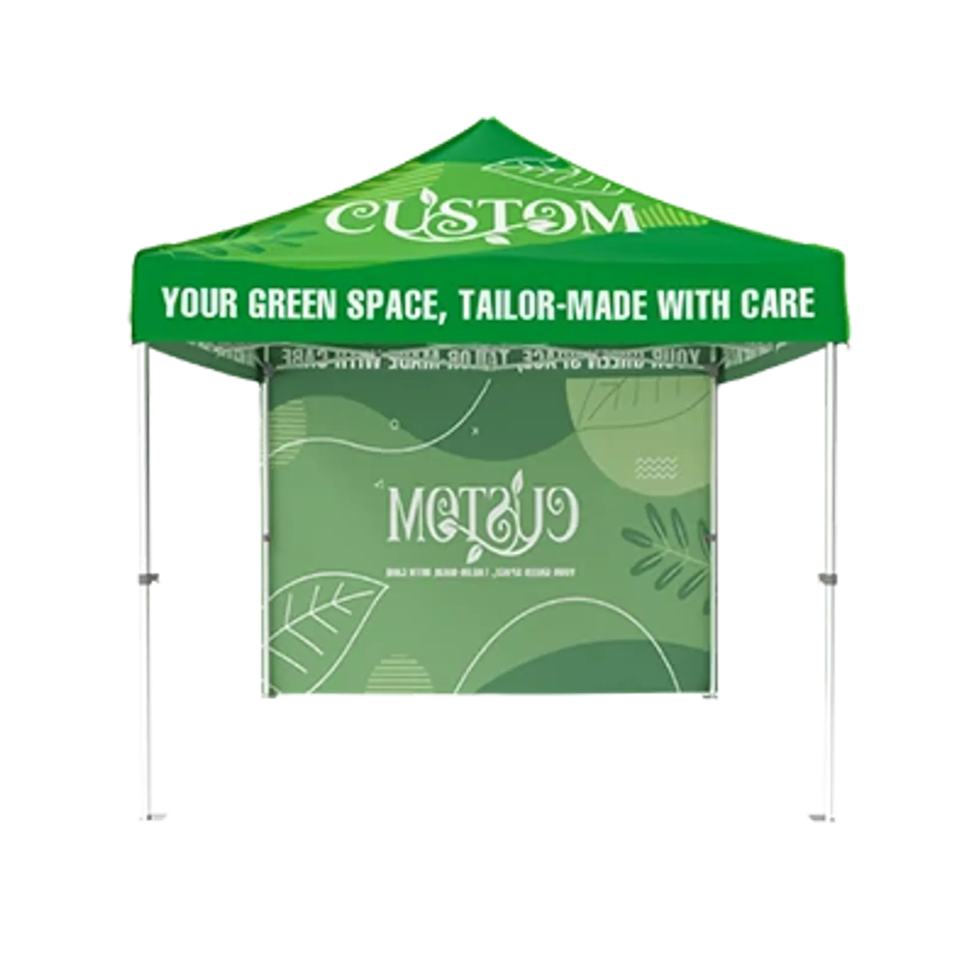Custom Canopy Tent with Full Back SideWall