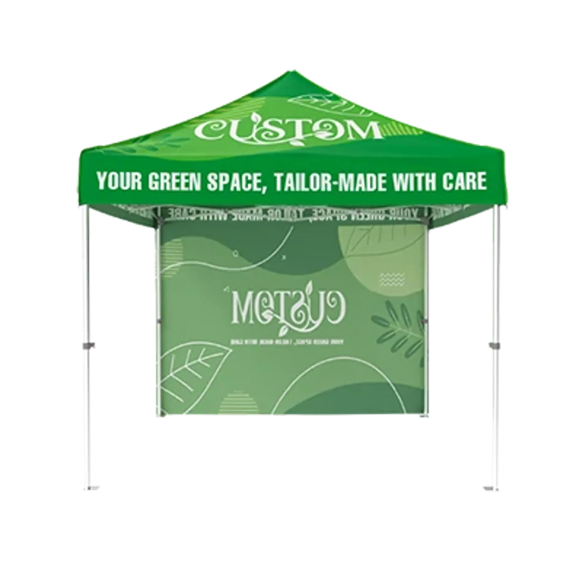 Custom Canopy Tent with Full Back SideWall