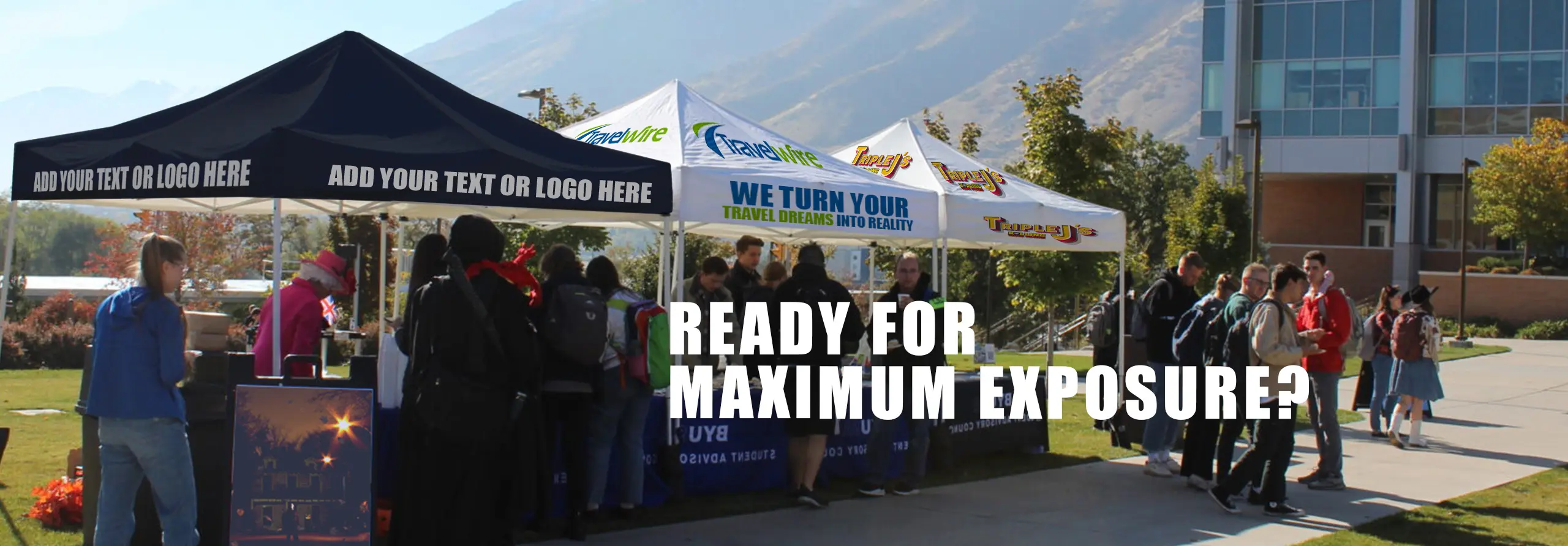 Custom Event Tents & Signage - Get Your Branded Canopy Today!