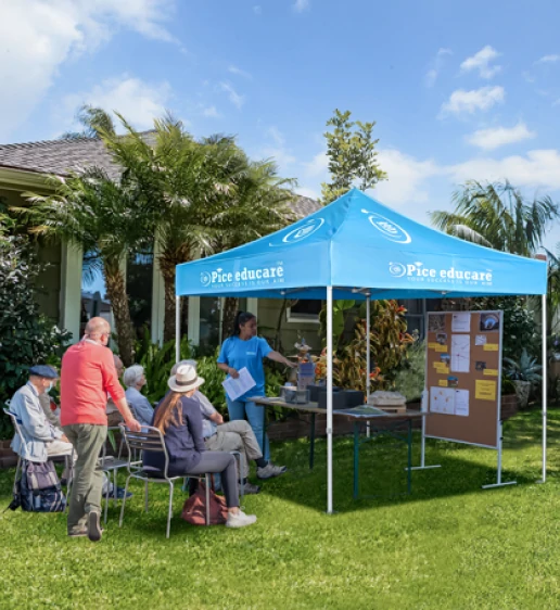 Westshade custom canopy for school