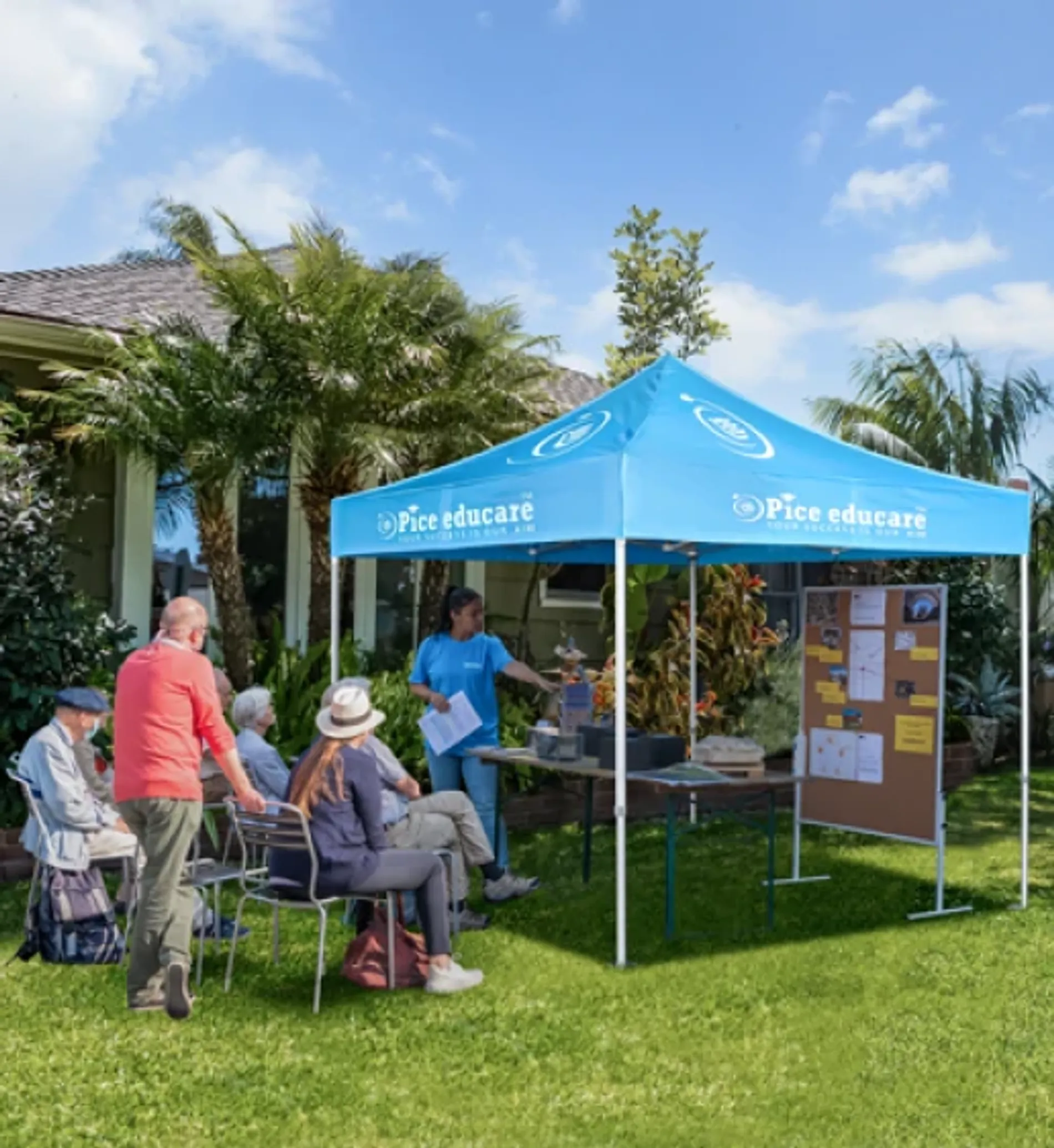 Westshade custom canopy for school