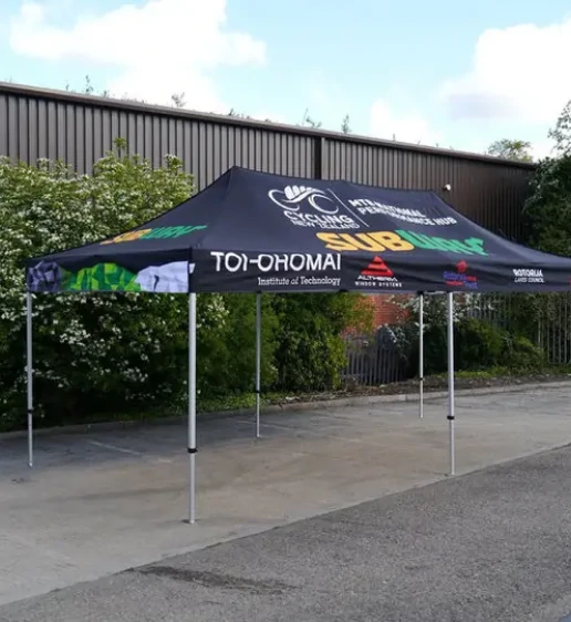 Westshade custom canopy for outdoor events