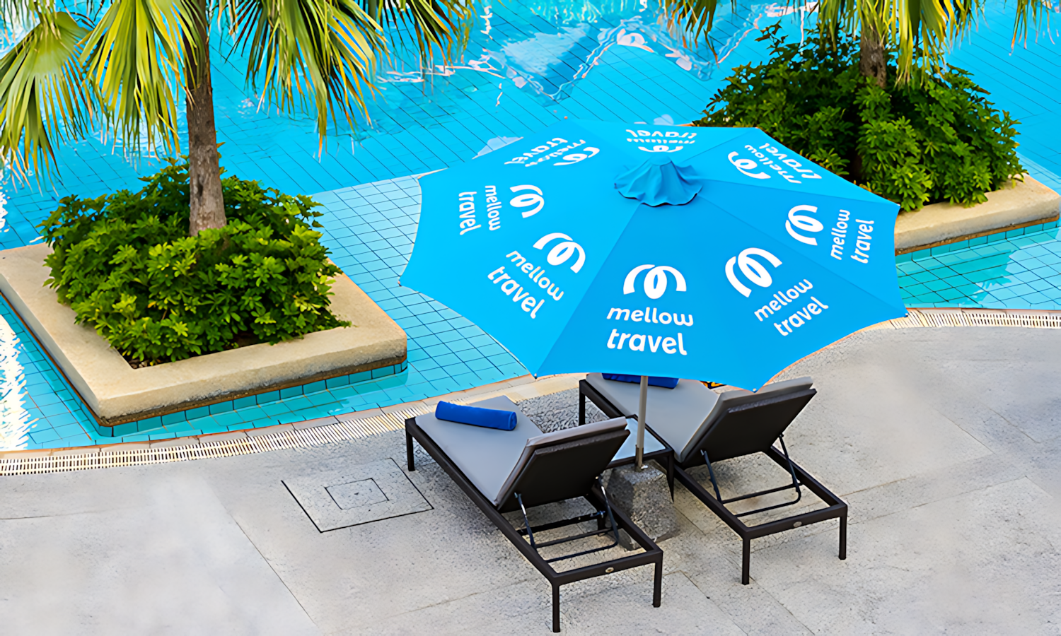 Westshade custom patio umbrella for pool