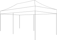 10ft x 20ft canopy tent sketch