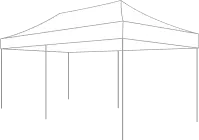 10ft x 20ft canopy tent sketch