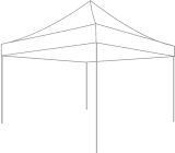 13ft x 13ft canopy tent sketch
