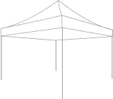 13ft x 13ft canopy tent sketch