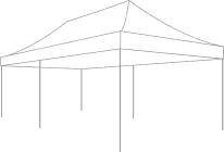 13ft x 26ft canopy tent sketch