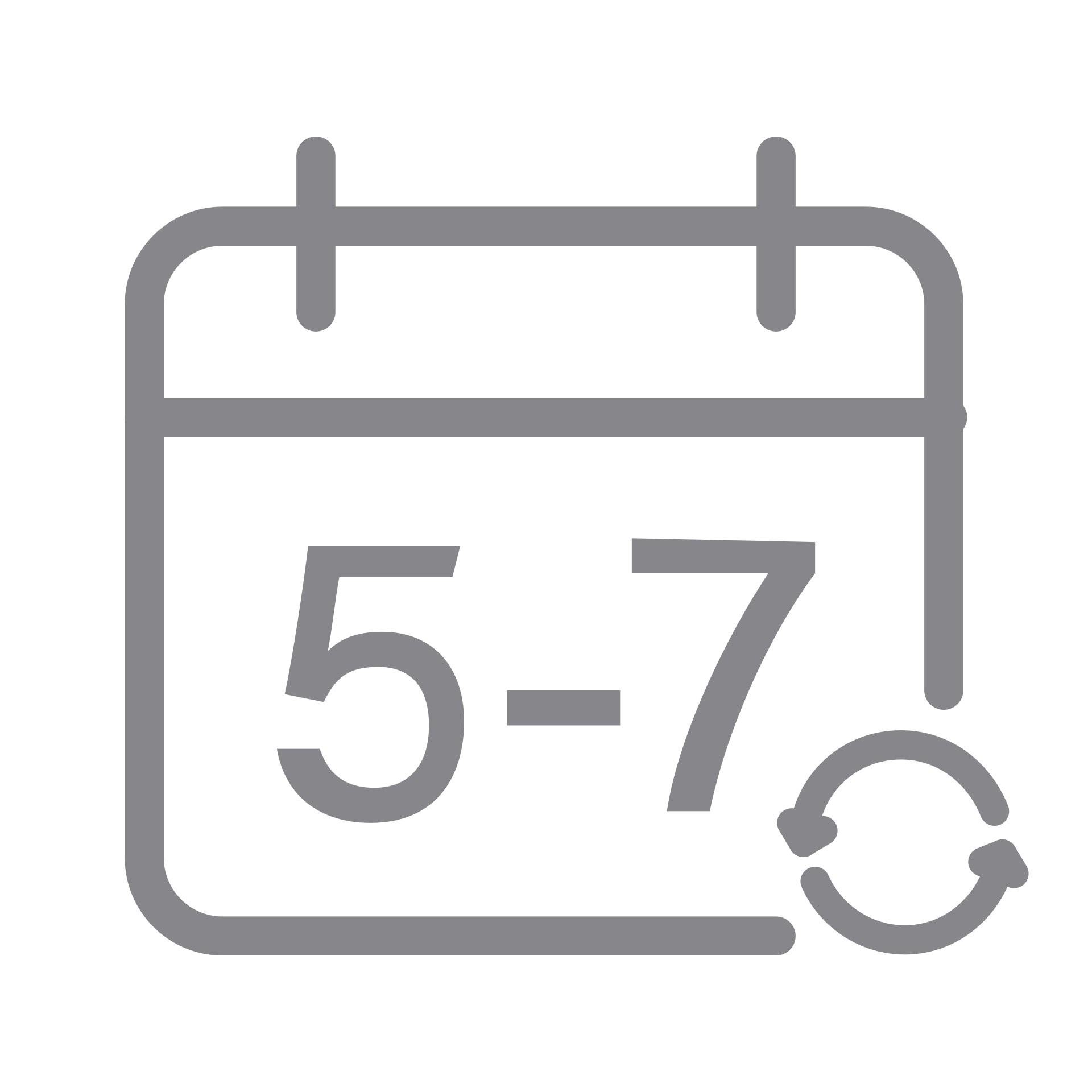5-7 Days Turnaround