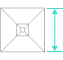 Icon of umbrella diameter - 6.5ft