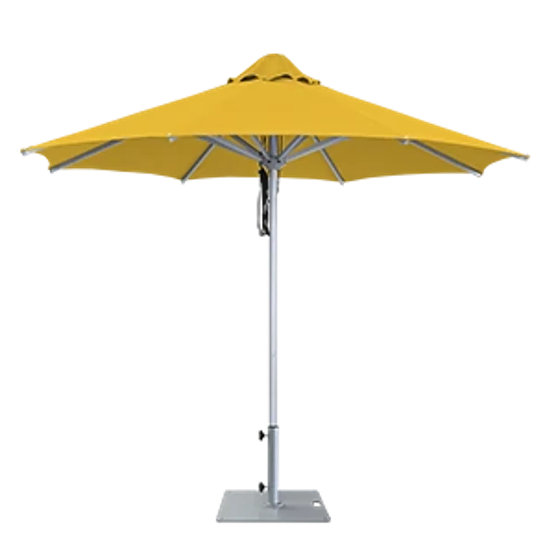 Yellow S3 Pulley Patio Umbrella