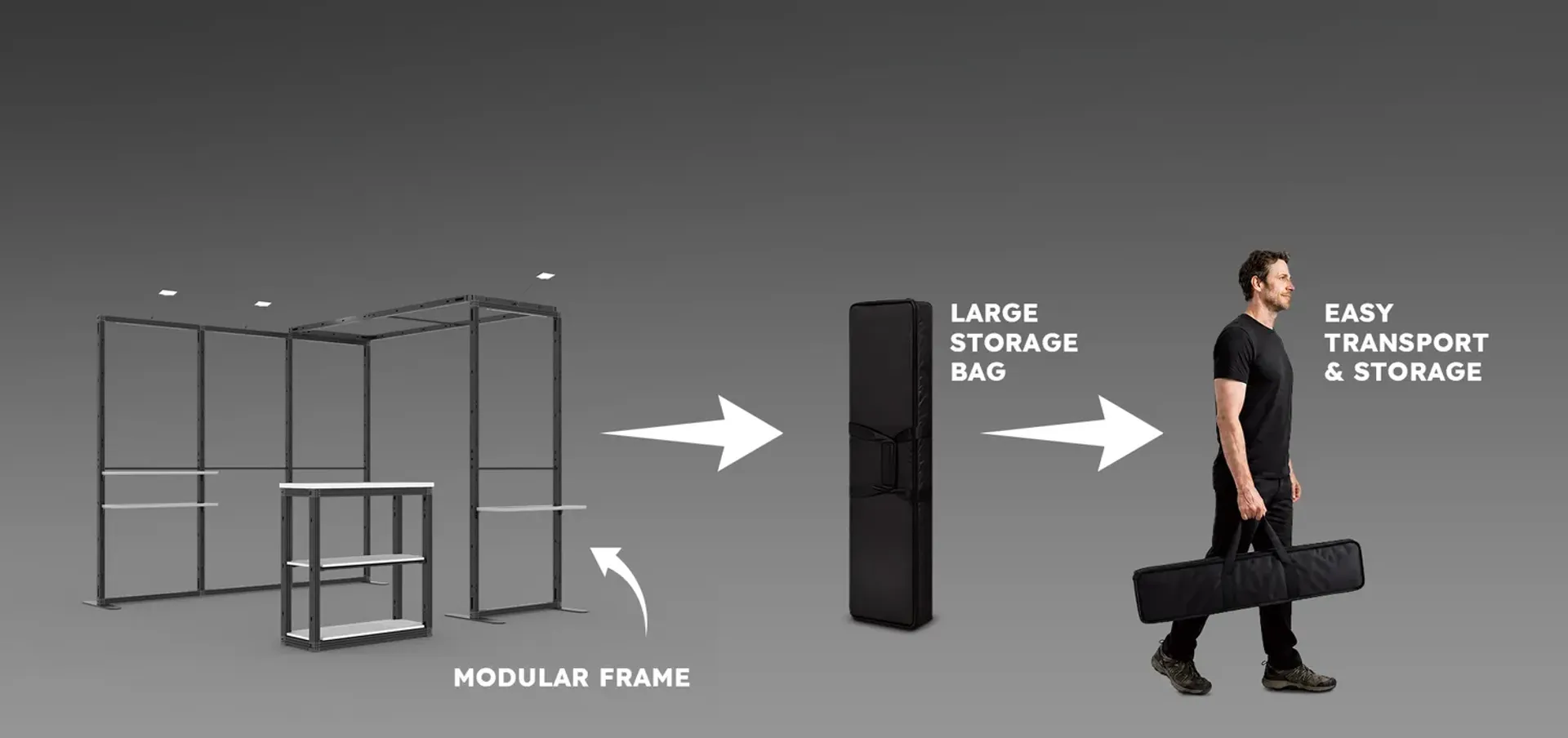 Easier Shipping & Storage