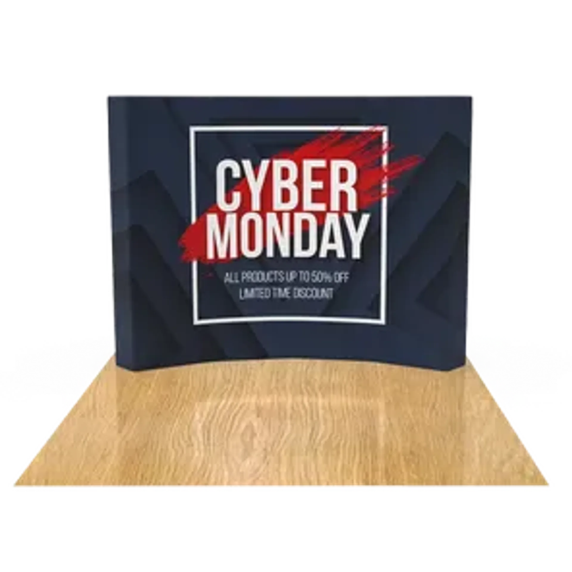 10FT Curved Pop Up Display